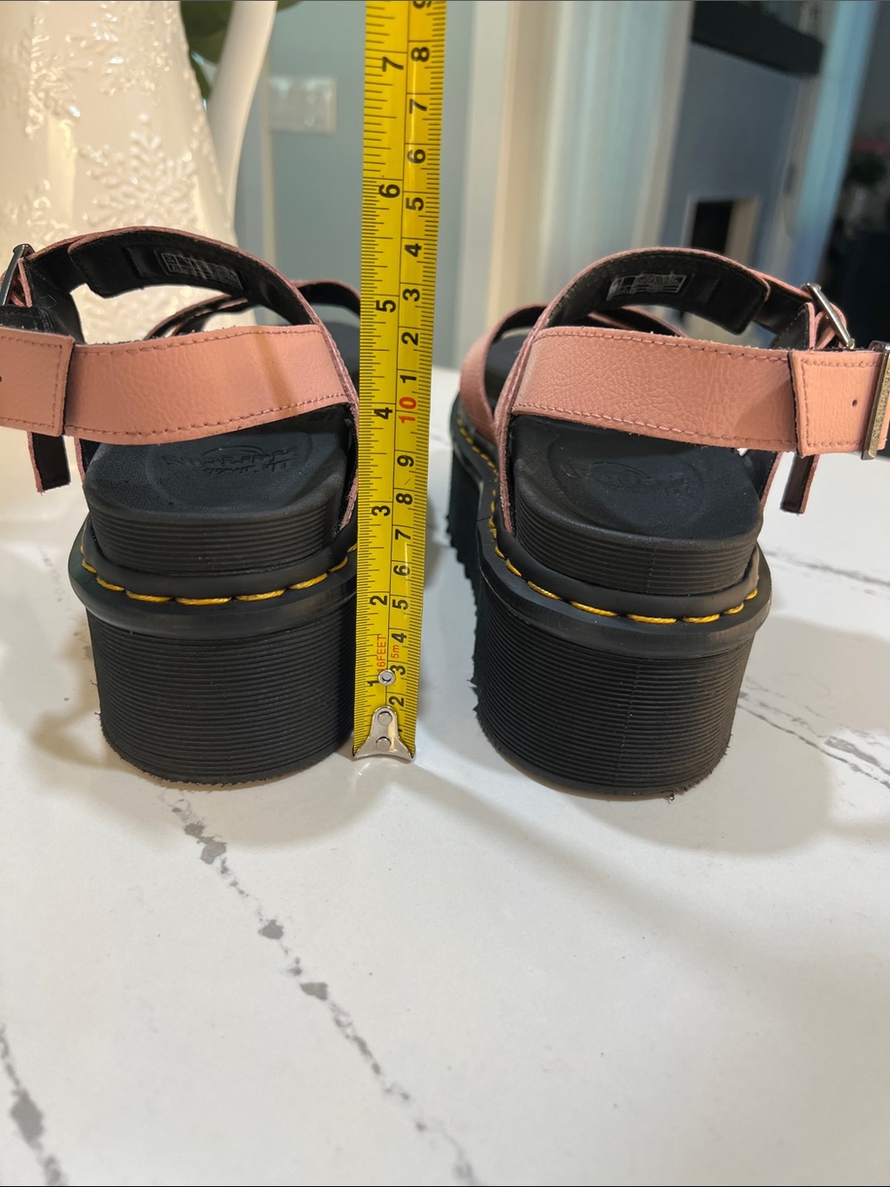 Dr. Martens Voss II Quad Pink Crisscross Platform Sandals size 9 - Picture 10 of 16